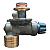 Conexão Entrada De Água Fria Aquecedor Bosch Gwh 720 Ctde - Imagem 1