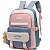 Mochila Feminina Estilo Coreana com Ursinho - Imagem 2
