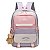 Mochila Feminina Estilo Coreana com Ursinho - Imagem 14