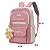 Mochila Escolar e Executiva Moda Japonesa/Coreana Antifurto Reforçada com Ursinho (8664) - Imagem 10