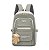 Mochila Escolar e Executiva Moda Japonesa/Coreana Antifurto Reforçada com Ursinho (8664) - Imagem 11