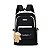 Mochila Escolar e Executiva Moda Japonesa/Coreana Antifurto Reforçada com Ursinho (8664) - Imagem 12