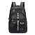 Mochila Masculina p/ Faculdade e Trabalho Impermeável com Bolso Notebook (A295) - Imagem 1