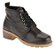 Bota Feminina Couro Cano Curto Coturno Cacharel - Imagem 4