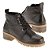 Bota Feminina Couro Cano Curto Coturno Cacharel - Imagem 6