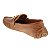 Mocassim Feminino Couro Natural Legítimo Enfeite Dourado Confortável - Imagem 2