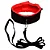 Kit Sado Bondage Preto Com Vermelho Sexy Import - Imagem 2