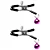 Kit Sado Bondage Preto Com Vermelho Sexy Import - Imagem 6