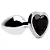Plug Anal Metal Coração Pedra P Sensual Love - Imagem 9