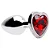 Plug Anal Metal Coração Pedra P Sensual Love - Imagem 10