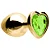 Plug Anal Coração Aço Dourado M Sexy Import - Imagem 12