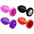 Plug Anal Silicone Com Pedra Tamanho P Vipmix - Imagem 1