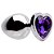 Plug Anal Metal Coração Pedra M Sensual Love - Imagem 10
