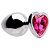 Plug Anal Metal Coração Pedra M Sensual Love - Imagem 11