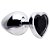 Plug Anal Aço Coração G 9 X 4Cm Sexy Import - Imagem 4