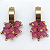 BRINCO PRECIOSO TURMALINA PINK DOURADO - Imagem 1