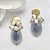 BRINCO GLAM QUARTZO AZUL - Imagem 1