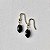 BRINCO GLORIA ONIX FACETADO ZIRCONIA - Imagem 1