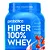 Hiper 100% Whey Pote 900G Morango Probiotica - Imagem 2