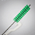 Mini escova de tubulações em aço inoxidável 5mm - Verde - Imagem 3