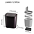 Lixeira 12L com Tampa Click – Branca - Imagem 2