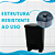 Lixeira com Pedal 18L Licita Tonk Alta Resistência - Branca - Imagem 2