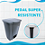 Lixeira com Pedal 18L Licita Tonk Alta Resistência - Branca - Imagem 4