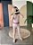 Legging em Tule Infantil - Rosé Degradê - Imagem 1