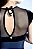 Collant Velvet com Manga Copinho - Preto - Imagem 2