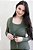Blusa Ballet Amarrar Tule - Oliva - Imagem 2