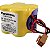 BATERIA DE LITHIUM 6V BR-2/3AGCT4A COM FIO E CONECTOR PANASONIC - Imagem 1