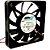 VENTILADOR 60X60X10 24V 0,10A HDB0624HG ROLAMENTO - Imagem 2