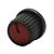 KNOB ESTRIADO S/PARAFUSO VERMELHO AD209 - PERFORMANCE SOUND - Imagem 2