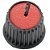 KNOB ESTRIADO S/PARAFUSO VERMELHO AD209 - PERFORMANCE SOUND - Imagem 1
