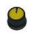 KNOB ESTRIADO S/PARAFUSO AMARELO AD209 - PERFORMANCE SOUND - Imagem 2