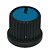 KNOB ESTRIADO S/PARAFUSO AZUL AD209 - PERFORMANCE SOUND - Imagem 1