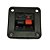 BORNE PARA CAIXA ACUSTICA QUADRADO C/SUPORTE 4,1CM - Imagem 1