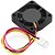 MICRO VENTILADOR 40X40X10 12V 0,11A 6500RPM RPM 3 PINOS ROLAMENTO - Imagem 3