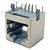 MODULAR JACK RJ45 FÊMEA BLINDADO 8P8C 90G 55-11 - Imagem 1