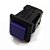 CHAVE PUSH BUTTON DS-429 ROXA 2T COM TRAVA - Imagem 1