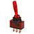 CHAVE ALAVANCA 12V VERMELHA COM NEON 3 TERMINAIS ASW-13D - Imagem 2