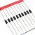 DIODO 1N4007 1A 1000V FITADO MIC ORIGINAL - Imagem 2