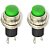 CHAVE PUSH BUTTON DS-314 NA SEM TRAVA VERDE - Imagem 2