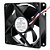 MICRO VENTILADOR 12V 80X80X25MM 5000RPM ROLAMENTO 14.104-HH NEWORK - Imagem 2