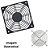 GRADE METÁLICA PRETA COOLER MICRO VENTILADOR 120X120 - Imagem 4