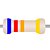 RESISTOR CR25-          62K                   1/4W 5% TAPE A - Imagem 4