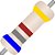 RESISTOR CR25-              680R            1/4W  5% TAPE AC - Imagem 3