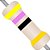 RESISTOR 47R 1/4W - 5% AXIAL - Imagem 3