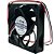 MICRO VENTILADOR KF0715H1SR-R 12V 0.41A 70X70X15MM  3 FIOS JAMICON - Imagem 3