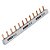 BARRAM STECK BIFA. 80A 220/440V 2X6P DIN - Imagem 2